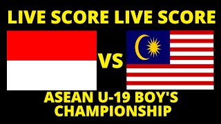 🔴 LIVE SCORE  INDONESIA VS MALAYSIA  AFF U19 2024 [upl. by Ryon]