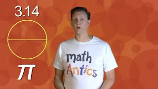 Math Antics  Circles What Is PI [upl. by Kallman]