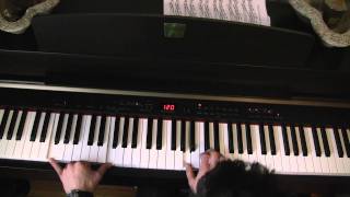 Ahmet ve Berrin Oyle bir gecer zamanki piano TUTORIAL nasil calinir [upl. by Iana662]