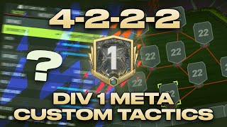 FIFA 22 MOST META 4222 CUSTOM TACTICS AND INSTRUCTIONS BEST PRO CUSTOM TACTICS AND INSTRUCTIONS [upl. by Naillik]