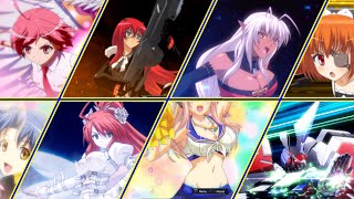 Nitroplus Blasterz Heroines Infinite Duel All Super Moves [upl. by Eiramyma365]