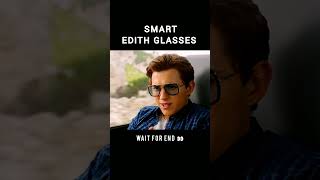 Smart Edith Glasses l Peter Using Edith Glasses l SpidermanFar From Home marvel spiderman [upl. by Kutzenco]