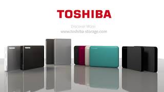 Toshiba Canvio External Hard Drive Series [upl. by Llewsor]