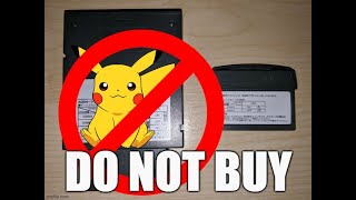 Dont buy Pokemon GBA Distribution Cartridges [upl. by Ainit]