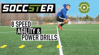 8 Exercises to Improve Speed Agility amp Power [upl. by Airdnek]