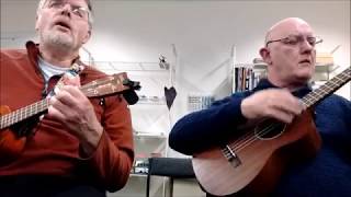 Knockin on heavens door played on Resonator Uke and Baritone uke [upl. by Neelsaj]