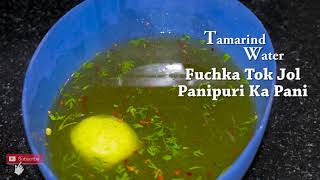 Fuchka tok jol  Panipuri ka pani  টক জল [upl. by Arayt]