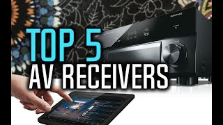 Best AV Receivers in 2018  Which Is The Best AV Receiver [upl. by Gine]