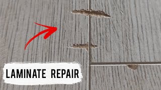 LAMINATE REPAIR  How to perfectly repair damage to new laminate [upl. by Gianina]