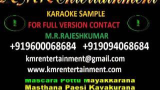 MASCARA POTTU SALIM TAMIL KARAOKE [upl. by Goetz989]