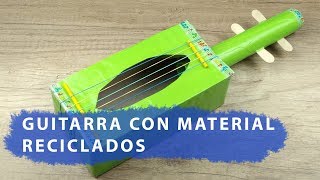 Guitarra con materiales reciclados [upl. by Mccready]