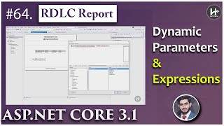 64 Add dynamic parameters and expressions in RDLC Report  A StepbyStep Guide 🚀  RDLC Report [upl. by Droffats]