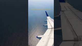 Airplane wing flaps✈️ shortsfeed statusvideo music airport travel viralshorts tamil [upl. by Orag278]