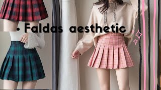 como coser UNA FALDA TABLEADAFALTA AESTHETIC patrones free [upl. by Casanova16]