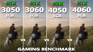 Laptop RTX 3050 6GB vs 3060 vs 4050 vs 4060 Gaming Benchmark Test in 2024  Which one is better [upl. by Philip]