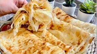 MSEMENS EXPRESS MAROCAIN 🇲🇦POUR DÉBUTANTS 🥞 CRÊPES FEUILLETÉES A LA POÊLE [upl. by Reid]