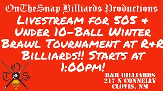 Livestream for 505 amp Under 10Ball Tourney at RampR Billiards [upl. by Ganny]