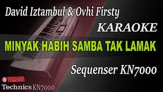 MINYAK HABIH SAMBAH TAK LAMAK  DAVID IZTAMBUL amp OVHI FIRSTY  KARAOKE KN7000 [upl. by Bridge459]