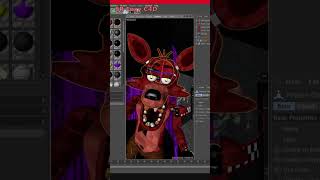 Download in description Foxy The Pirate Fox Wallpaper FNAF C4D SPEED ART [upl. by Assilrac]