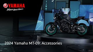 2024 Yamaha MT09 Accessories [upl. by Eikkin49]