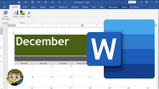 Creating a Calendar in Microsoft Word [upl. by Akital770]