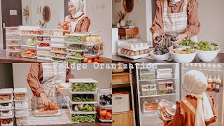 FOOD PREPARATION amp FRIDGE ORGANIZATION  MENATA ISI KULKAS MENGGUNAKAN FOOD CONTAINER SUPAYA RAPI [upl. by Ticknor]