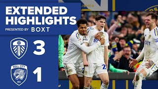 Extended highlights Leeds United 31 Hull City  EFL Championship [upl. by Llednil]