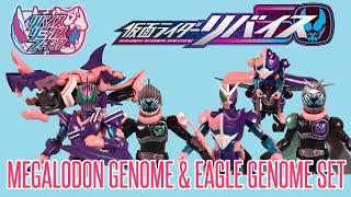 Revice Remix Figure Kamen Rider Revice Megalodon Genome amp Eagle Genome Set Review [upl. by Elleraj]