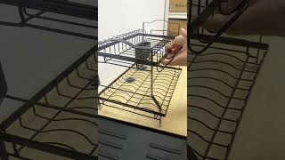 How to install the Andup 2tier dish drying rack？I min quick installation [upl. by Enaed]