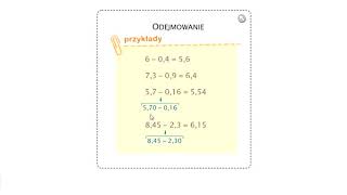 rachunki pamieciowe na liczbach naturalnych i ulamkach dziesietnych [upl. by Nived]