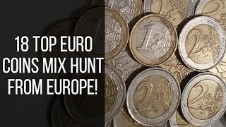 18 Top Euro Coins Mix Hunt From Europe youtube coins euro [upl. by Dranel12]