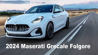 introducing 2024 Maserati Grecale Folgore [upl. by Nawek439]