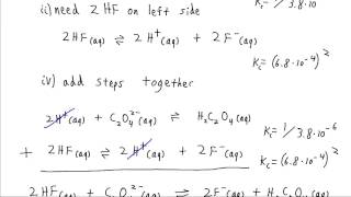 Equilibrium Constants For Multistep Reactions [upl. by Fredia]