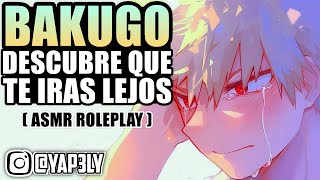 NO TE VAYAS ENANA 🥺❤️  ASMR Bakugo  Bakugo ASMR Roleplay [upl. by Sadonia]