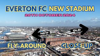 Everton FC New Stadium at Bramley Moore Dock  Update 20th October 2024 [upl. by Sulakcin]