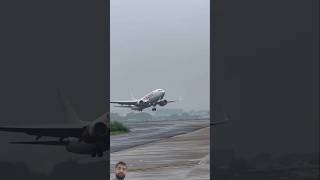 Boeing737 SpiceJet  TakeOff I shortstrending viralshorts aviation airbustakeoff airport ai [upl. by Etteniotna]