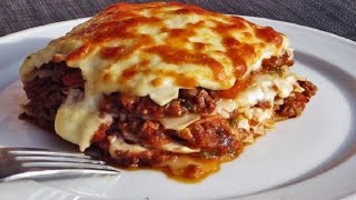 Recette de Lasagnes Italiennes Express en 3 étapes  Recette Facile et Rapide [upl. by Edithe470]