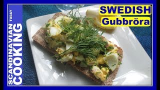 Swedish Egg and Anchovy Salad on Crispbread Recipe 🍋 [upl. by Yseulte]