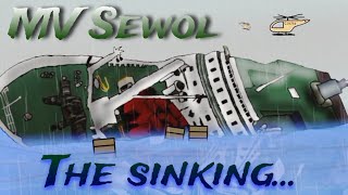 Sinking of Mv Sewol Flipaclip Animation 🎗️ [upl. by Afirahs109]