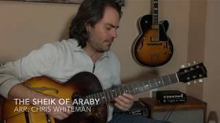 The Sheik Of Araby  Jazz Guitar Chord Melody [upl. by Tillie]