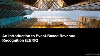 An Introduction to Eventbased Revenue Recognition  SAP S4HANA Financials  SAP Micro Learning [upl. by Nnyw451]