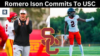 Romero Ison Commits To USC  USC Football Recruiting News [upl. by Trometer]