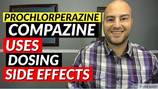 Prochlorperazine Compazine  Pharmacist Review  Uses Dosing Side Effects [upl. by Siblee]