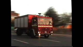 RETRO 2004 MERSEYSIDE FIRE BRIGADE  Damage Control Unit Pod Responding [upl. by Ahsyla]