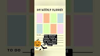 Checkout My designed October Planner From My Website link in Description [upl. by Rockwood596]