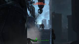 Liberty Prime vs BehemothOgro gigante fallout4 fallout clips [upl. by Kelwin]