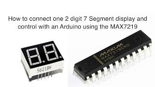 How to connect 2 Digit 7 Segment with an Arduino using the MAX7219 [upl. by Sauncho]