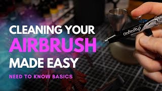 Airbrush cleaning for lazy and easily bored artists [upl. by Druce]