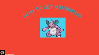 How to Evolve a Nidorino into a Nidoking Pokemon Brick Bronze [upl. by Enileuqcaj900]