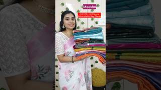 Meesho under 650🔥🔥 festive collection పట్టు చీరలు👌😍10 sareesmeesho saleviral shortyt viral [upl. by Ledba]